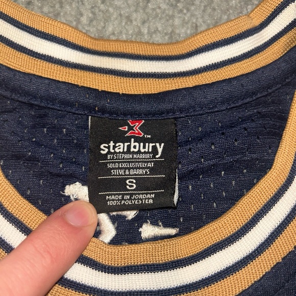 Stephon Marbury Georgia Tech College Basketball Jersey #3 Starbury S - Picture 3 of 9